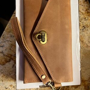 Handmade Leather Clutch Wallet
